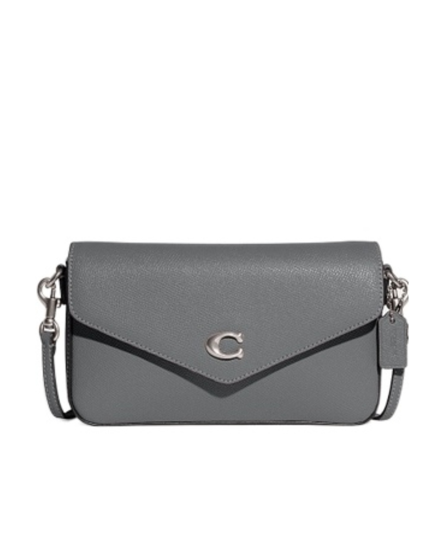 Coach Wyn Flip Shoulder Bag In Gray
