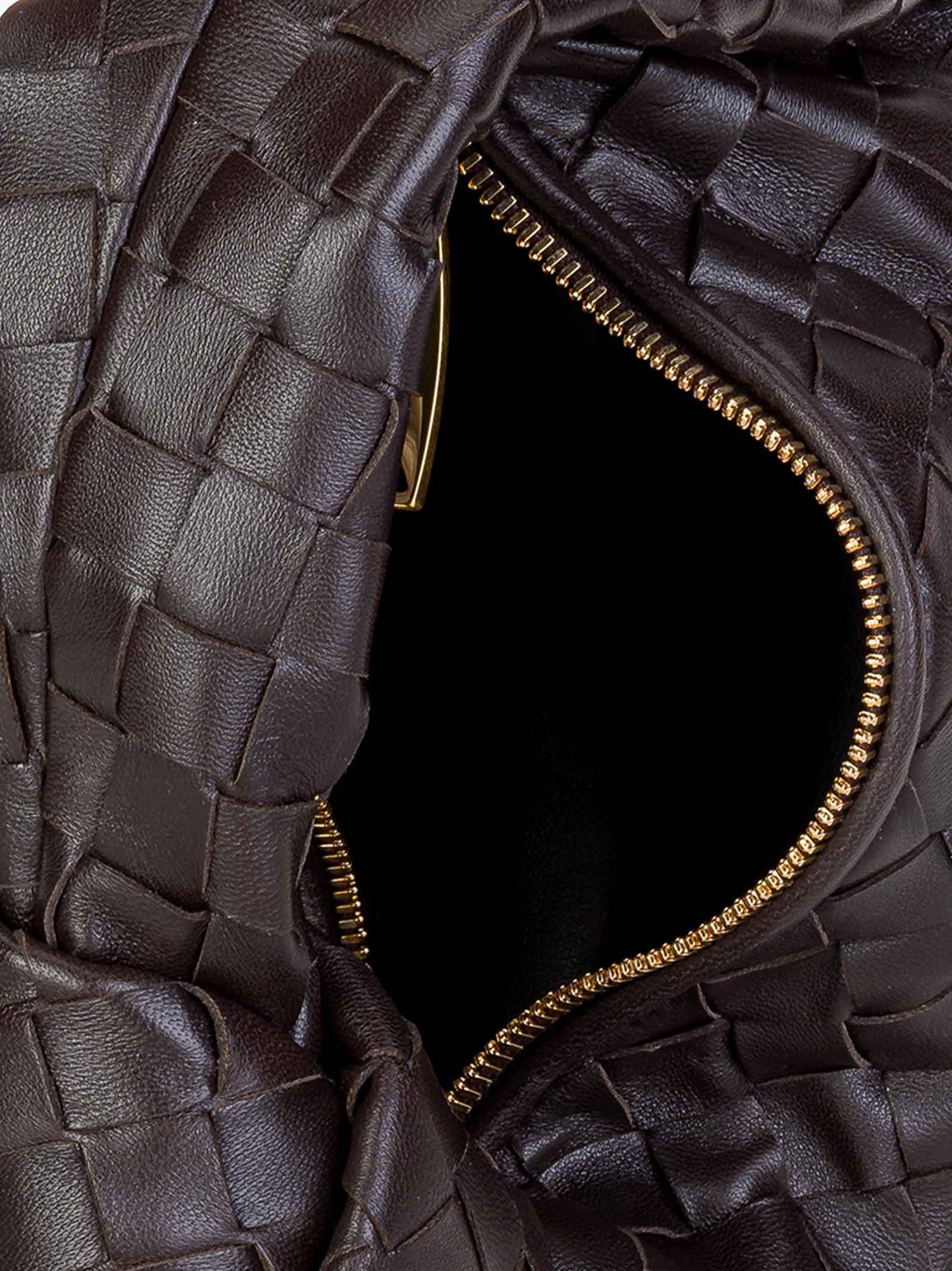 Bottega Veneta Mini Jodie Bag In Brown