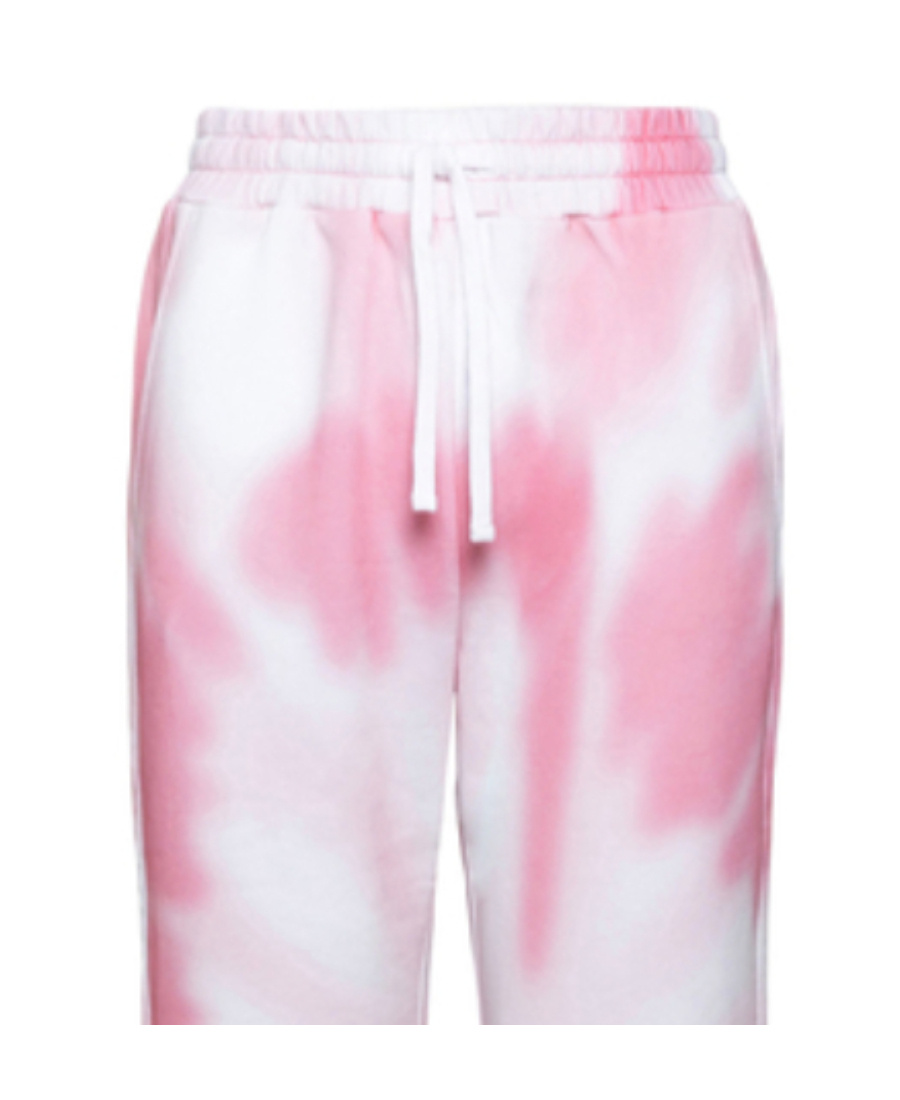 Red Valentino Tie-dye Drawstring Waist Track Pants In White