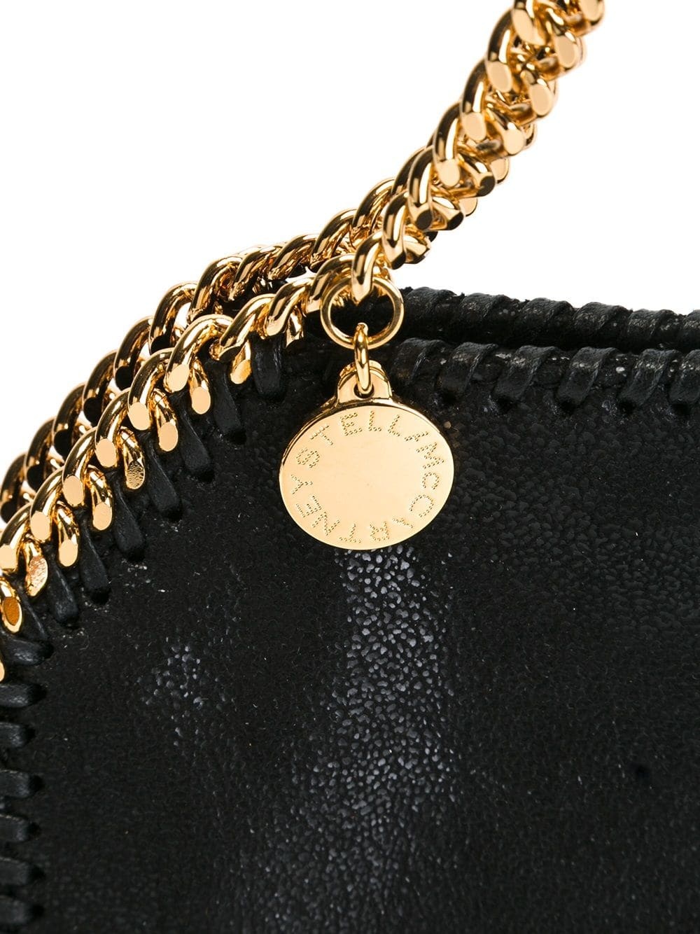 Stella Mccartney Tiny Falabella Tote Bag In Black