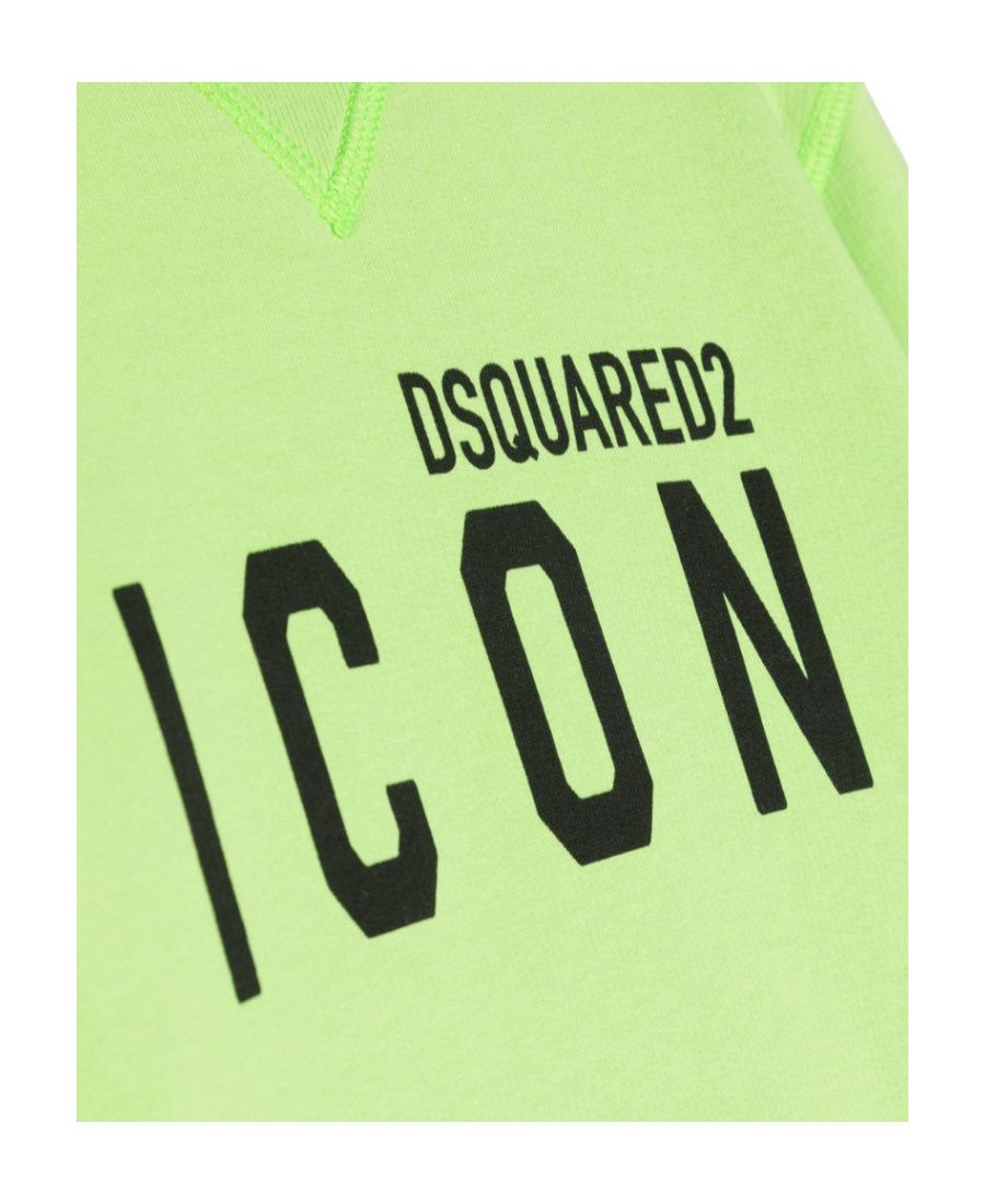 Dsquared2 Long-sleeve Cotton Jumper In Green