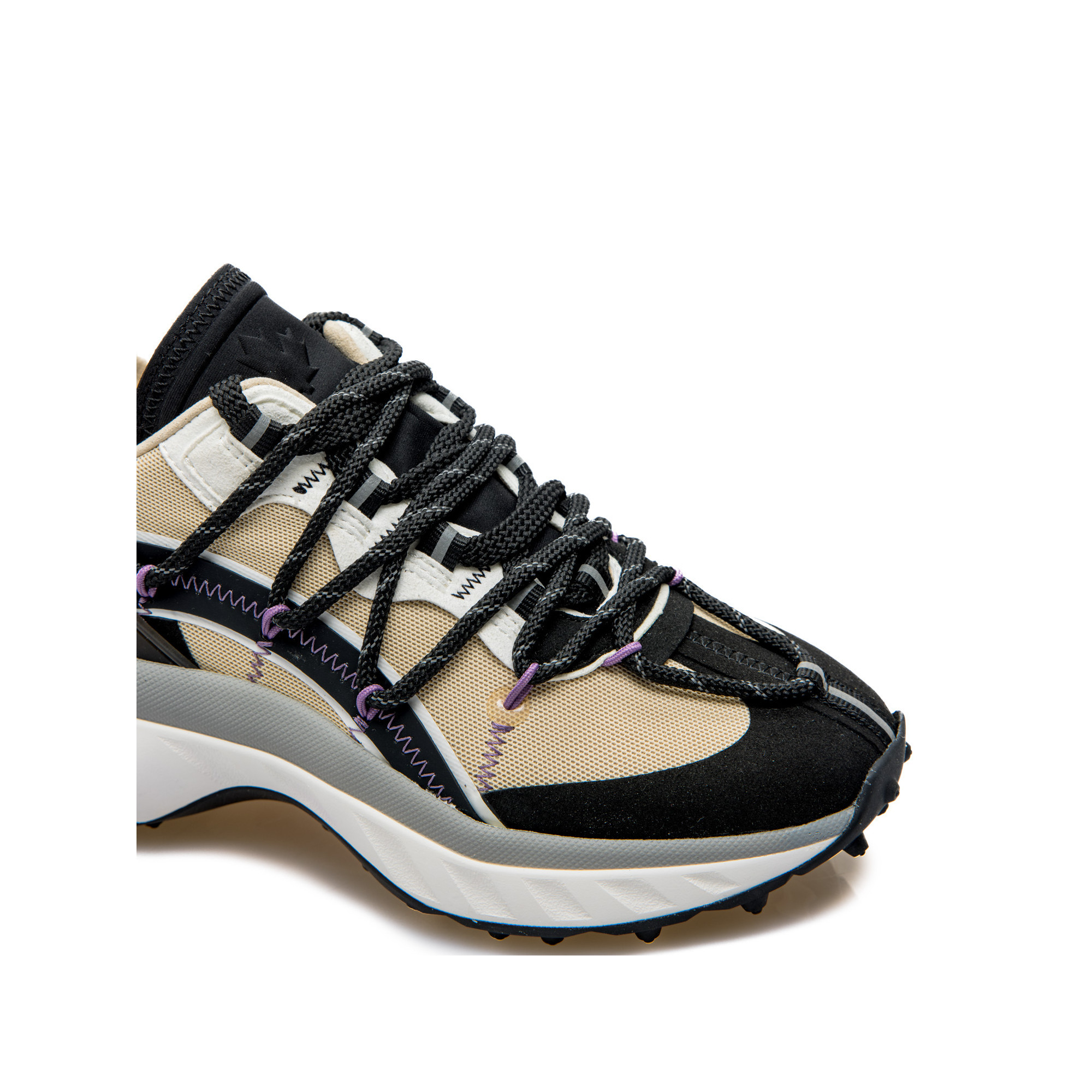 Dsquared2 Bubble Panelled Sneakers In Multicolor