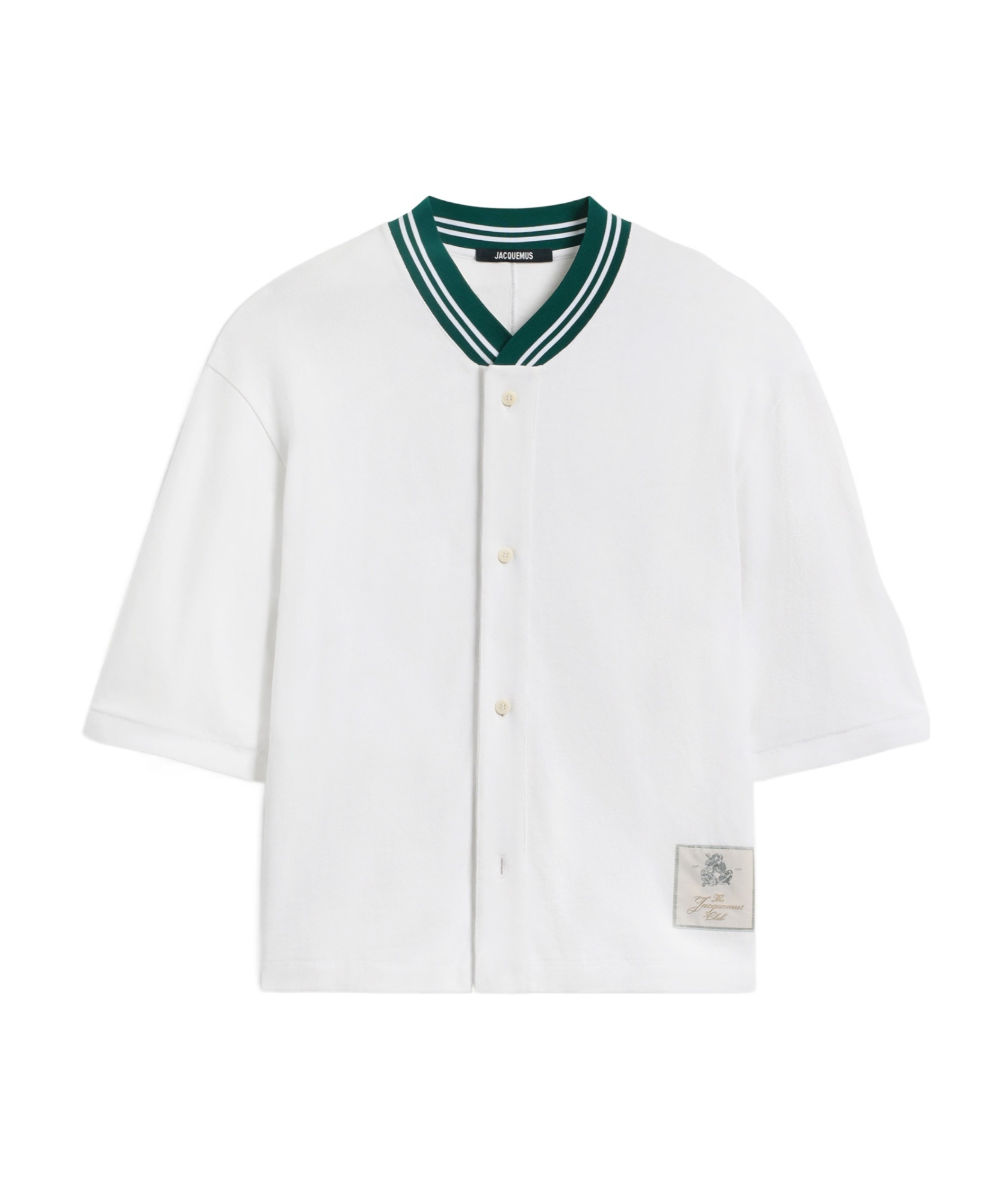 Jacquemus Baseball Shirt In White
