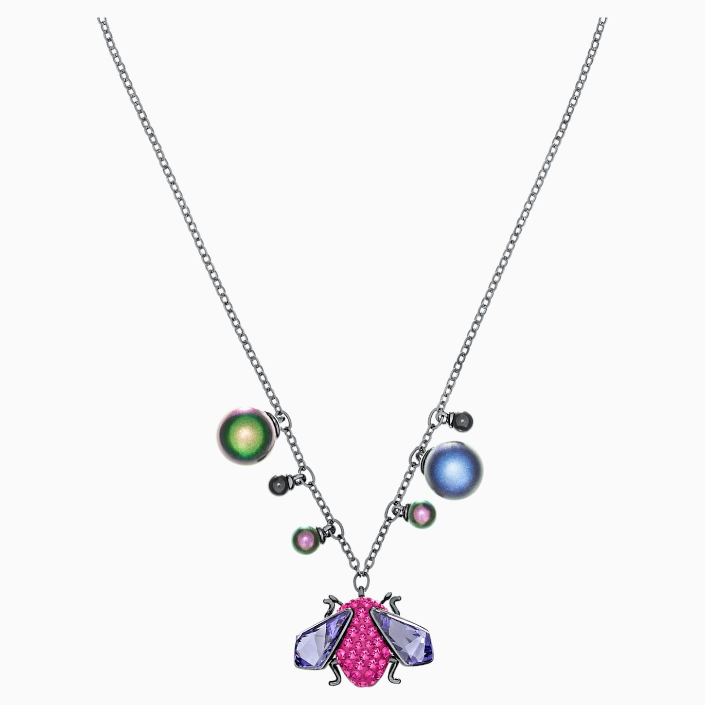Swarovski Magnetized Necklace In White