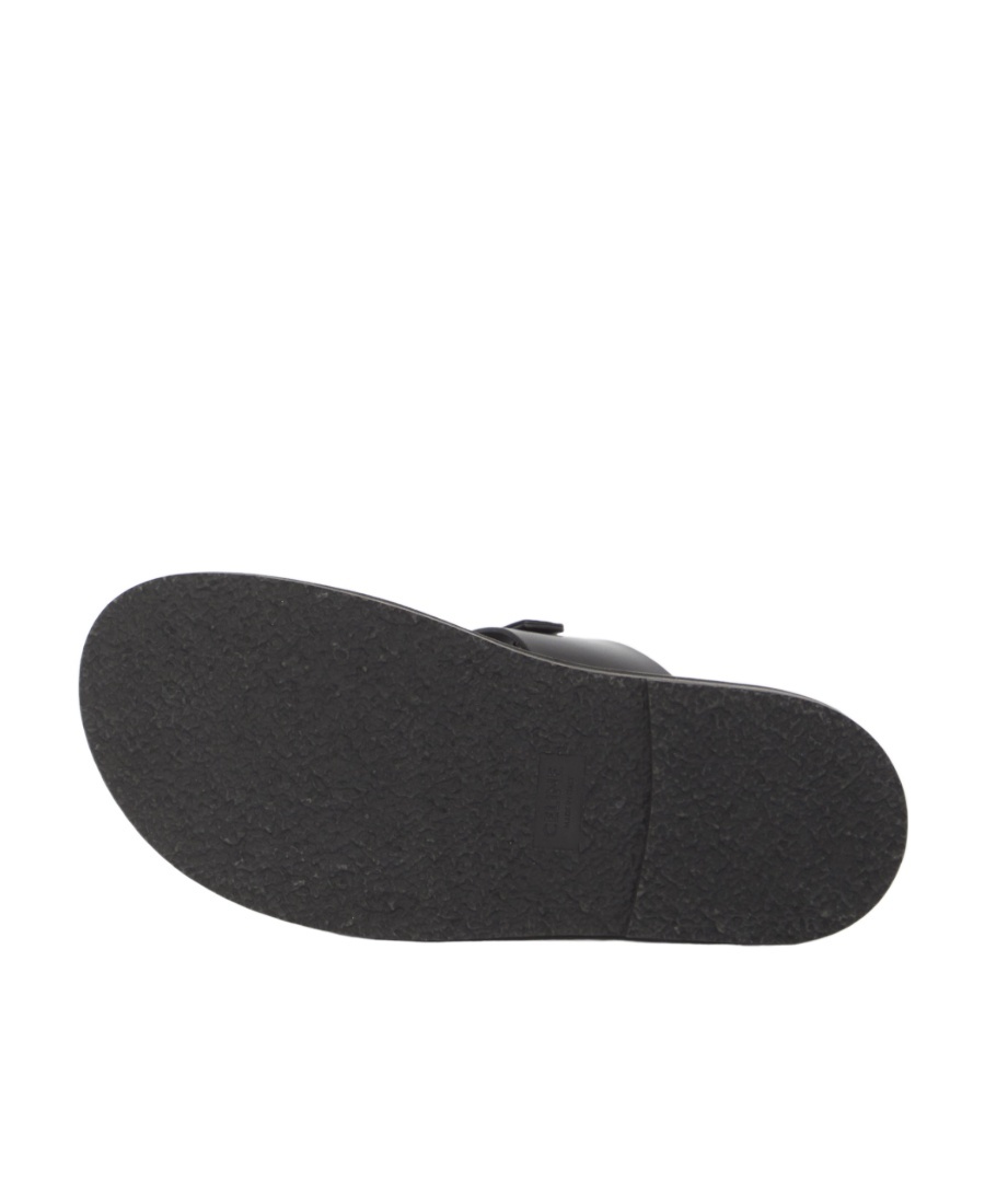 Celine Tippi Round Head Slippers In Black