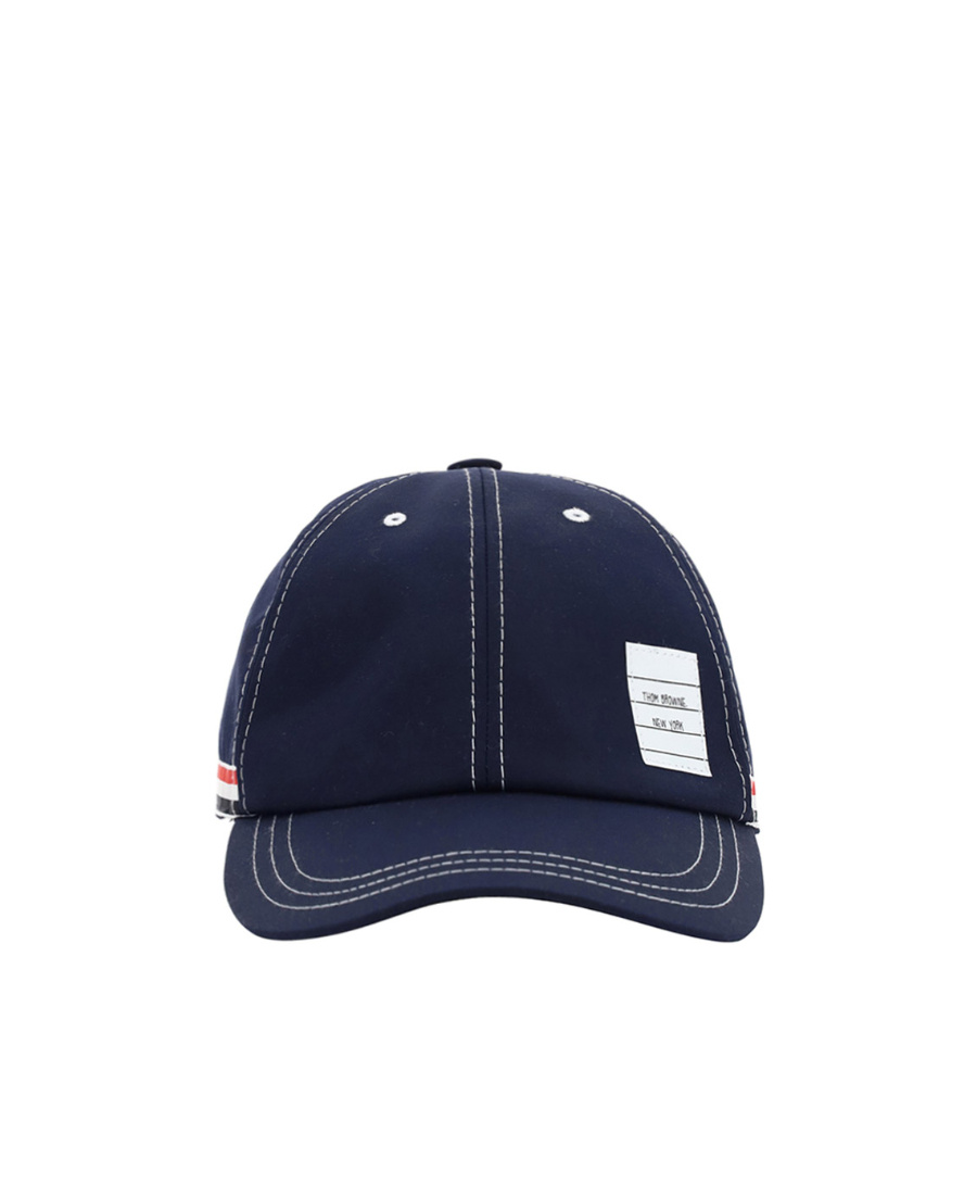 THOM BROWNE 4-BAR TAG BASEBALL CAP 