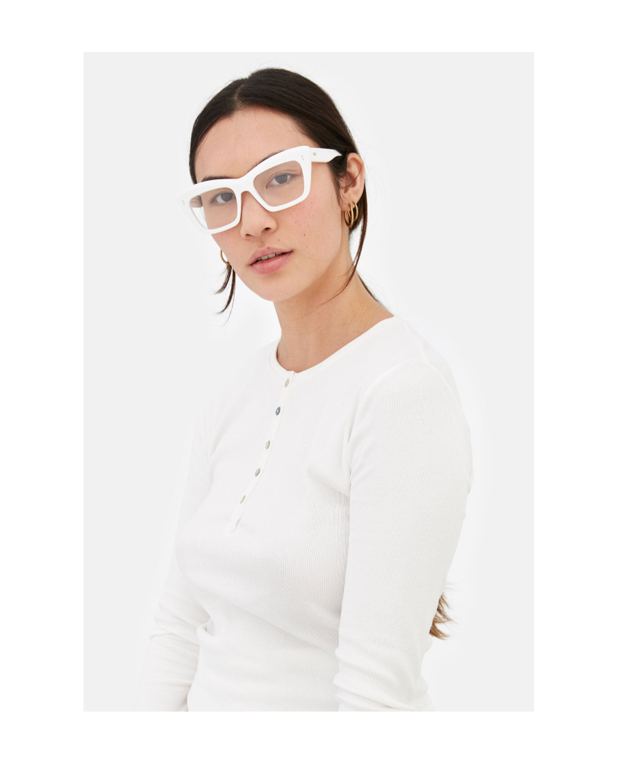 Retrosuperfuture Logo Flat Mirror In White