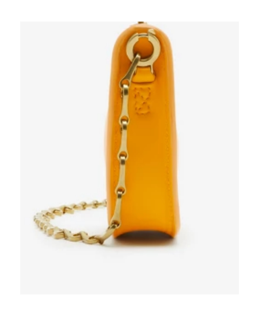 Burberry Micro Shield Sling Mini Bag In Yellow