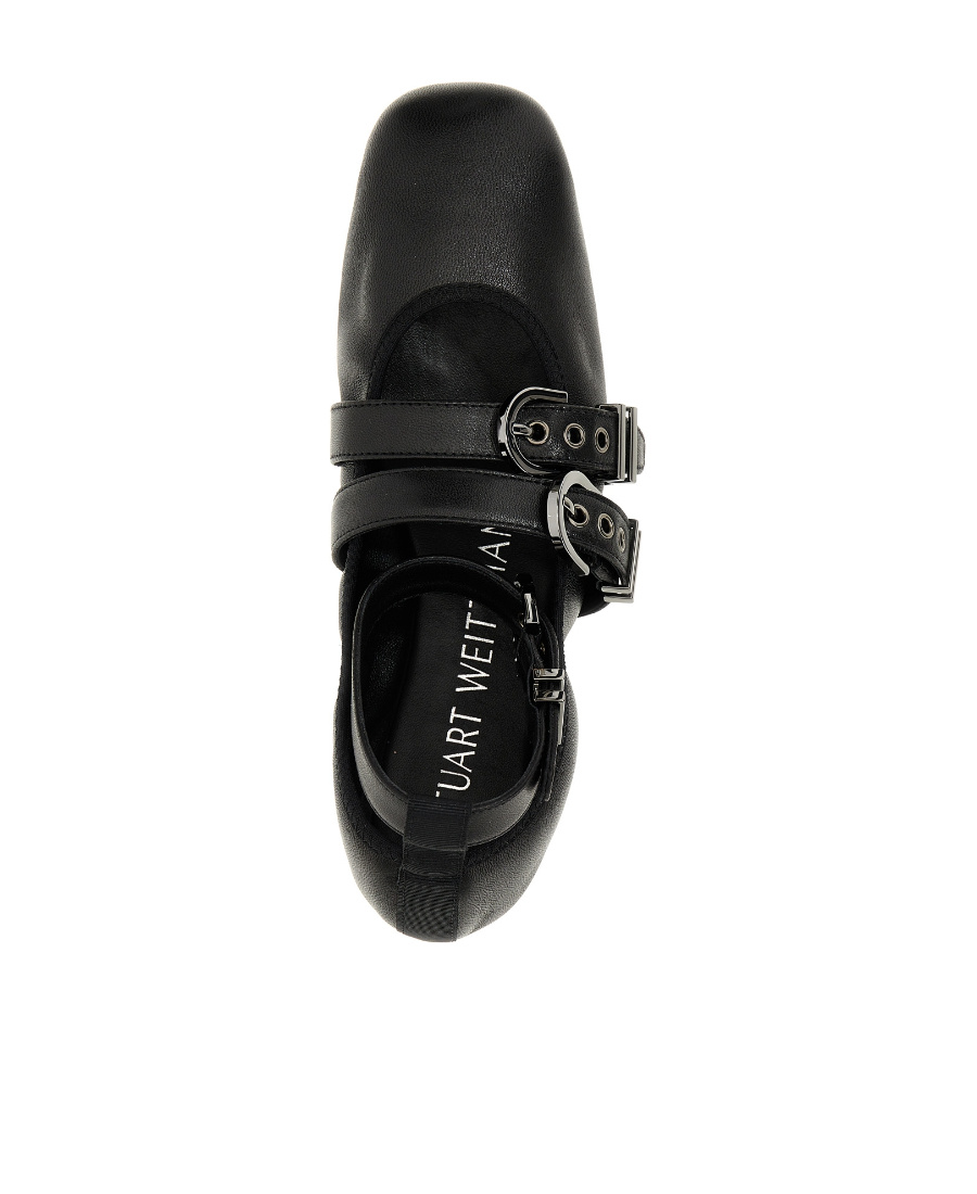 Stuart Weitzman Ballet Flats In Black