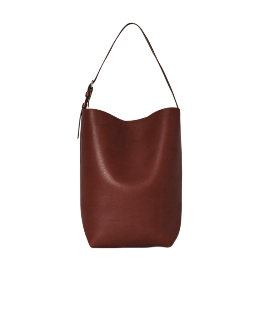 The Row Adjustable Shoulder Bag In Brown