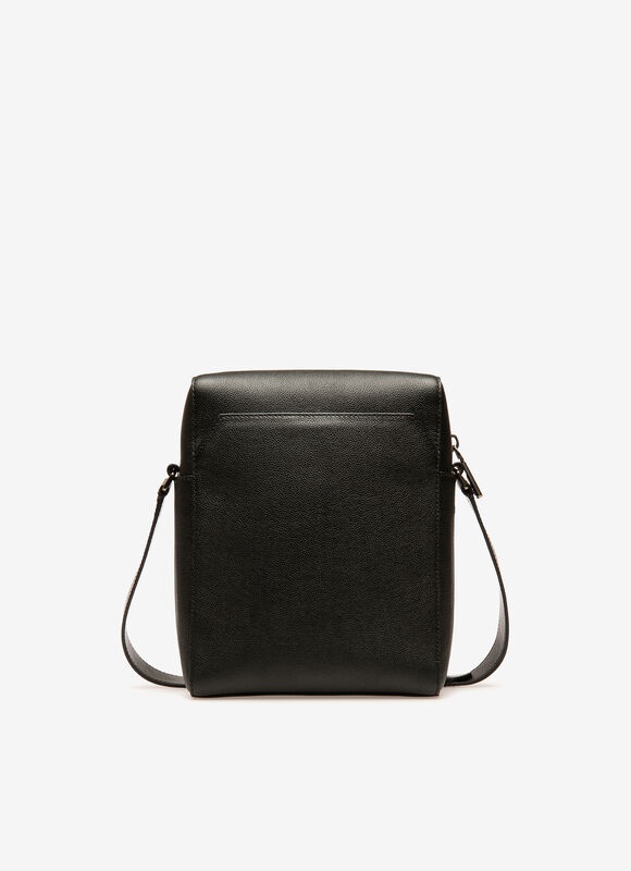 Shop Bally Logo Strap Satchel In Black