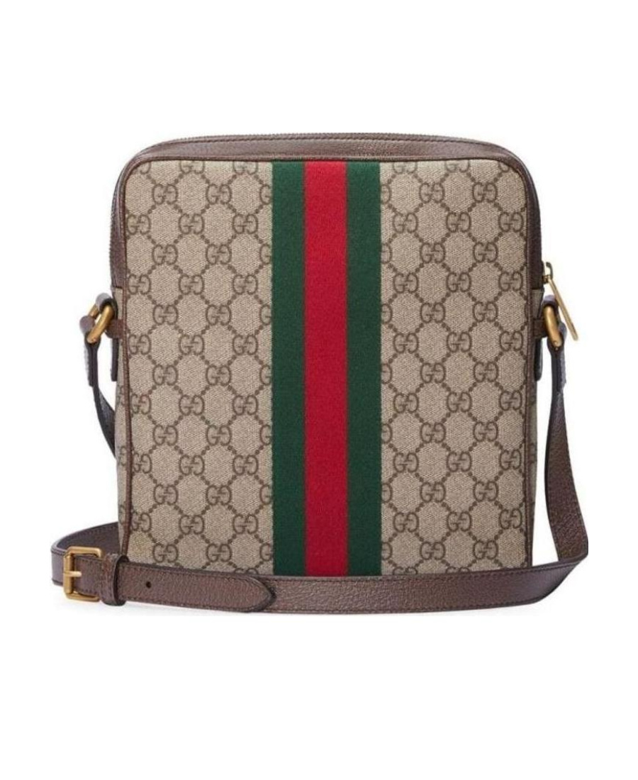 Shop Gucci Ophidia Small Messenger Bag In Nude