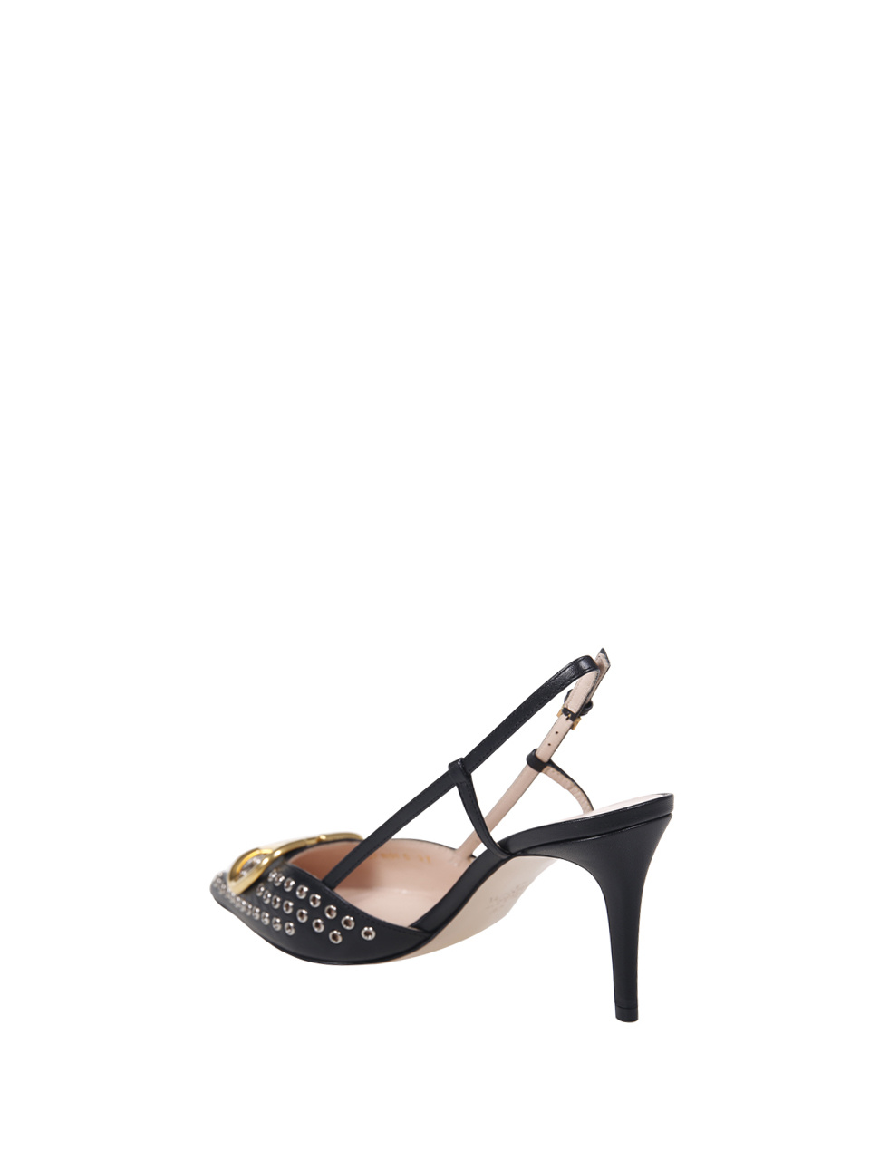 Valentino Vlogo Signature Slingback Decollete In Black