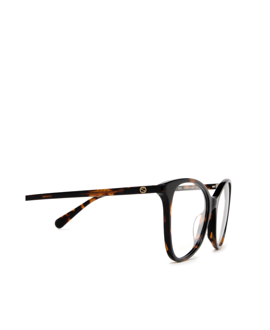 Gucci Tortoiseshell-effect Gg Glasses In Black