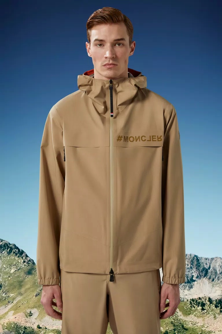 Moncler Shipton Hooded Jacket In Brown