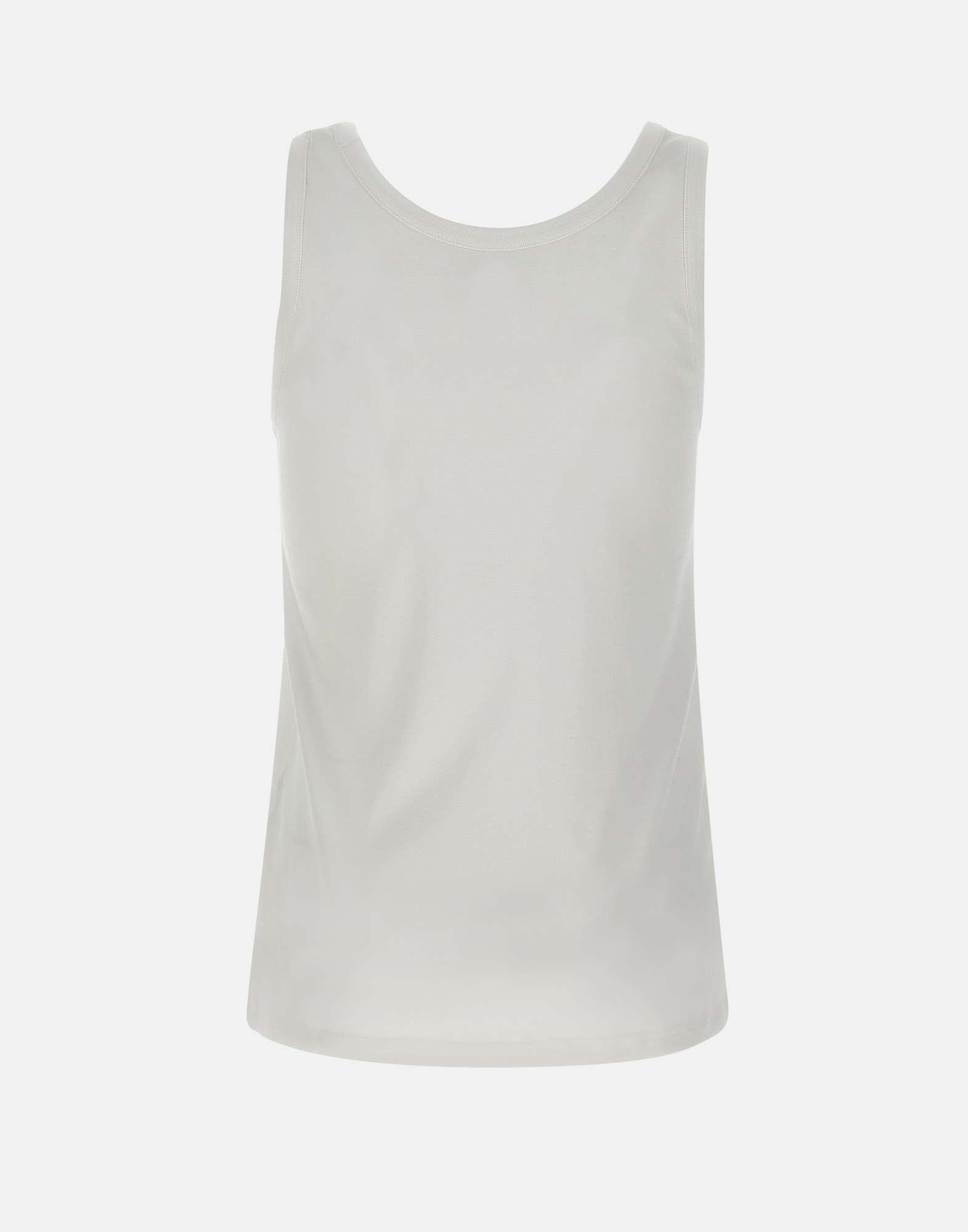 Eleventy Crew-neck Tank Top In Neutral