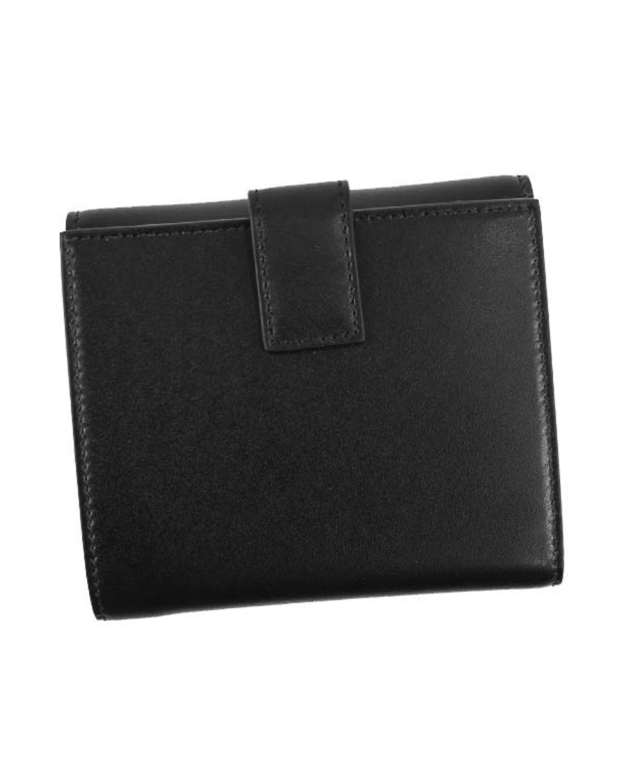Ferragamo Logo Bowtie Wallet In Black