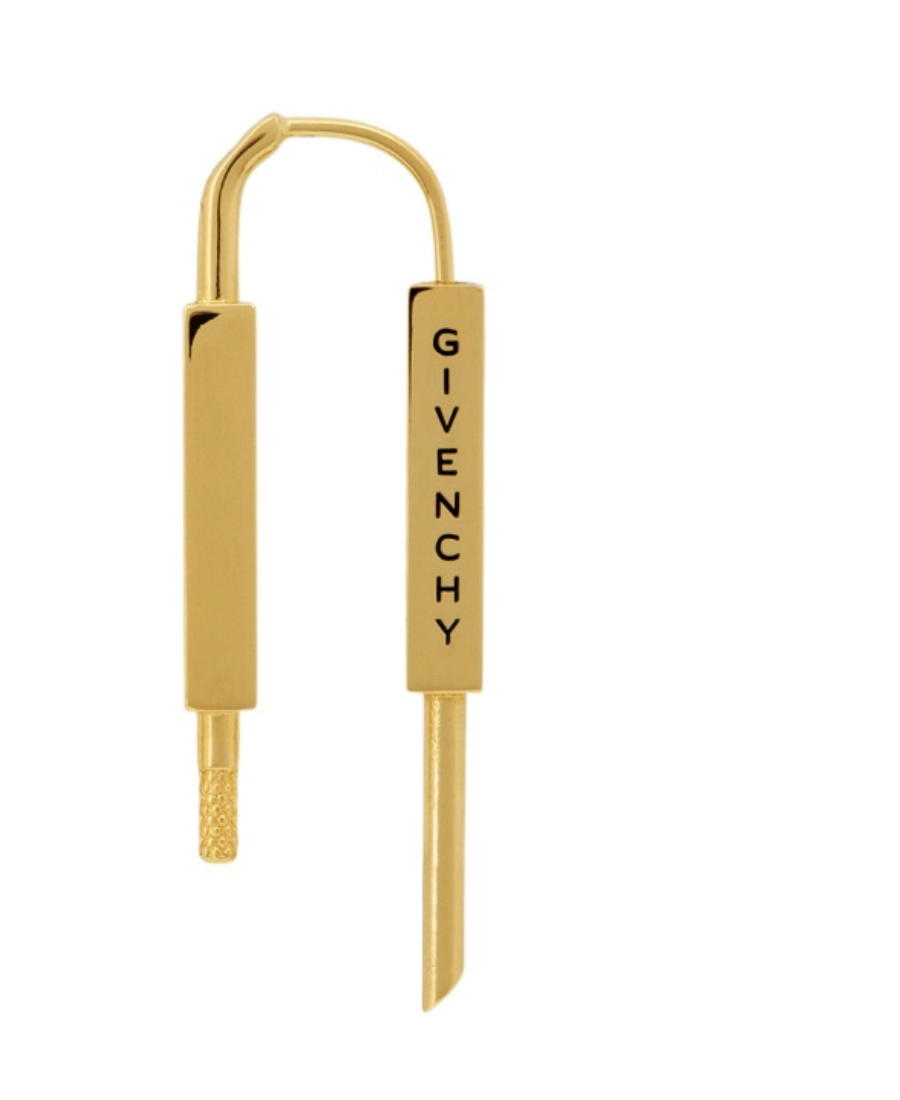 Givenchy U Lock Earring In Yellow