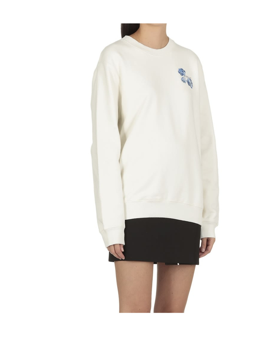 Off-white Floral-arrows Sweatshirt In White