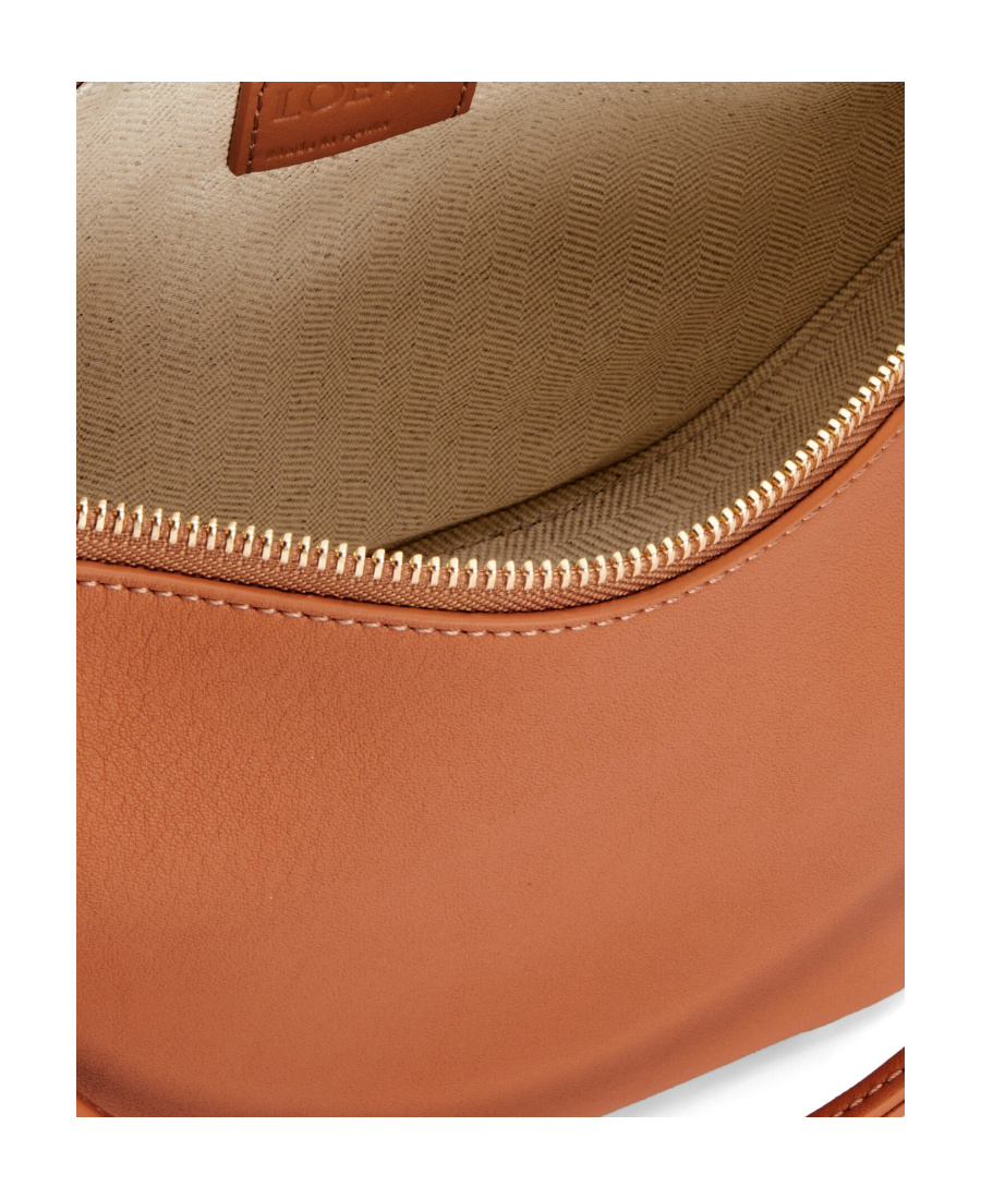 Loewe Hammock Drawstring Small Leather Shoulder Bag In Brown