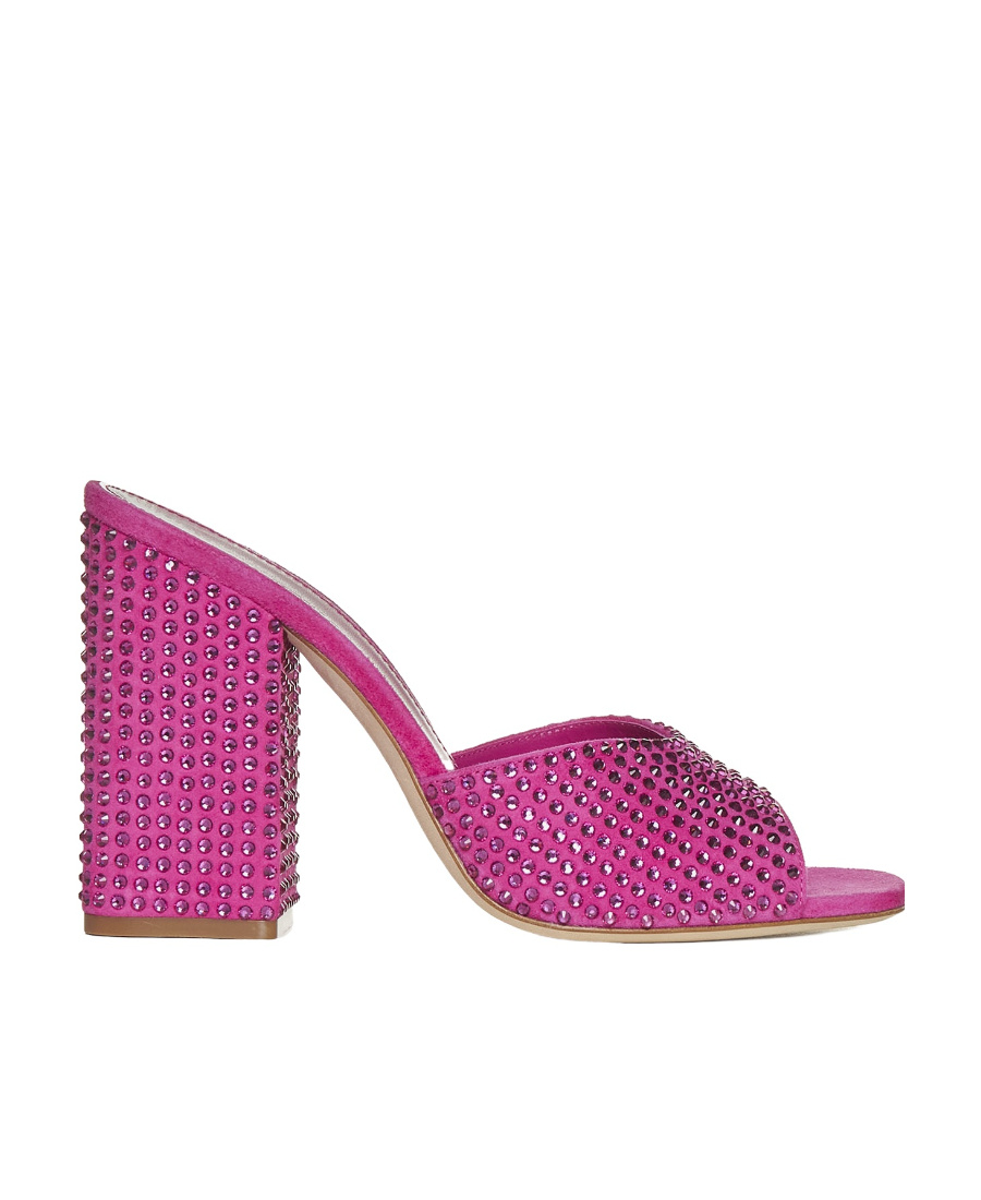 Shop Paris Texas Holly Anja 105mm Mules In Pink