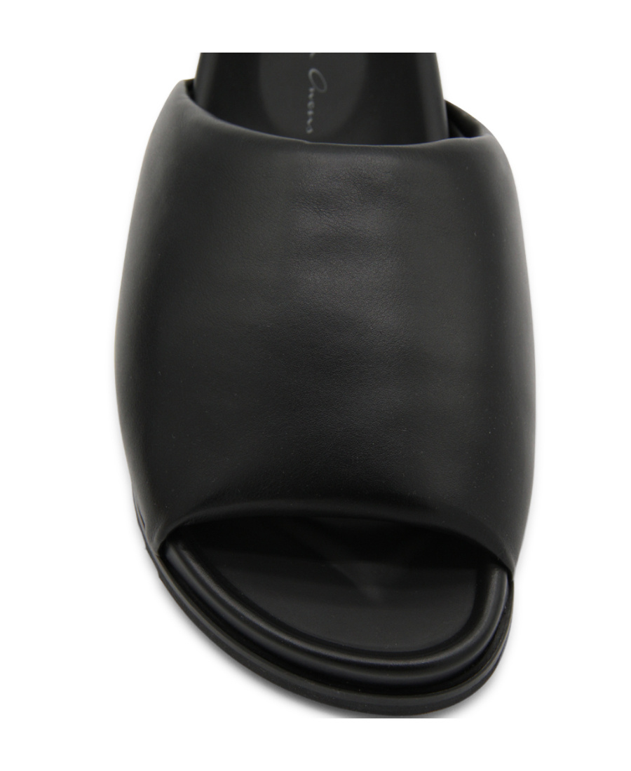 Shop Rick Owens Wide Open-toe Sandals In Black