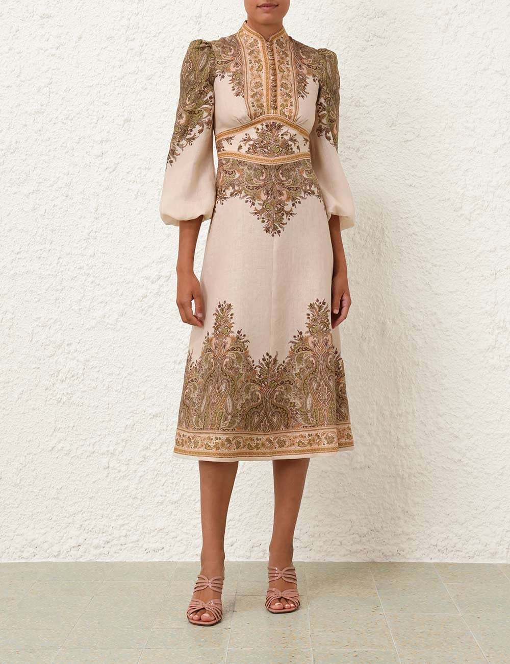 Zimmermann Dresses In Nude