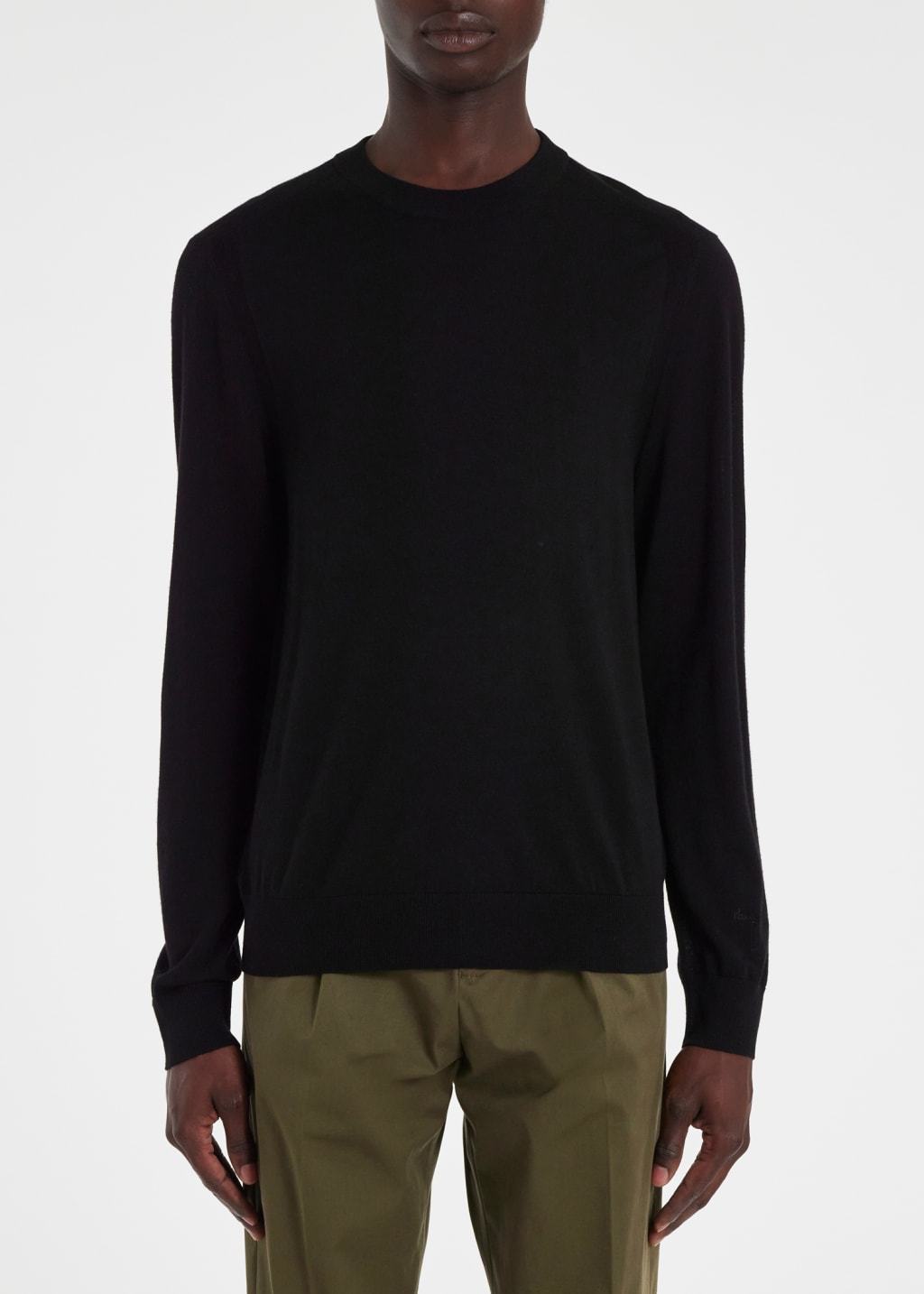 PAUL SMITH FINE-KNIT MERINO WOOL JUMPER