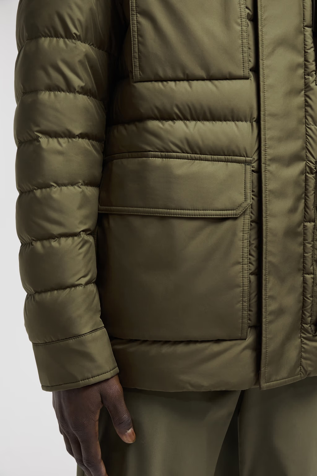 Moncler Fuciade Down Jacket In Green