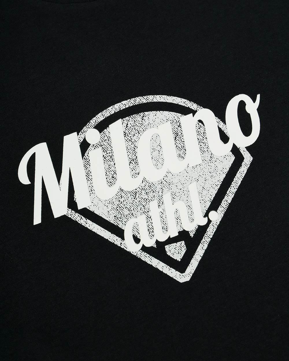 EA7 LOGO T-SHIRT WITH ROUND NECK