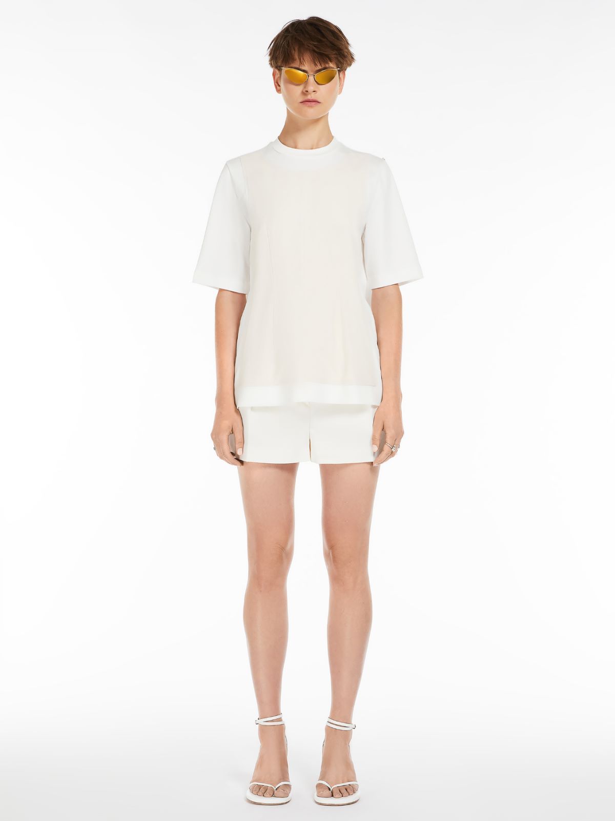 Sportmax Short-sleeved T-shirt In White
