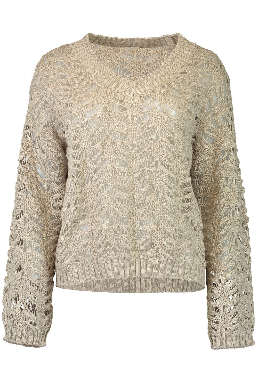 Brunello Cucinelli Knit Sweater In Nude