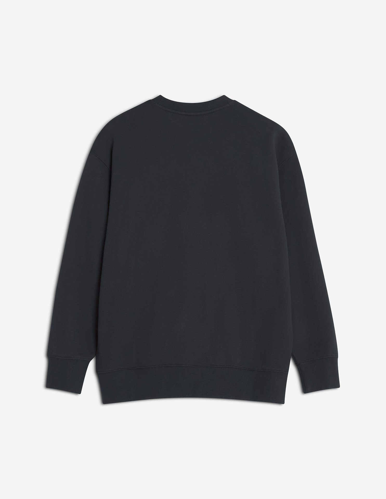 Maison Kitsuné Baby Fox-patch Crew-neck Sweatshirt In Black