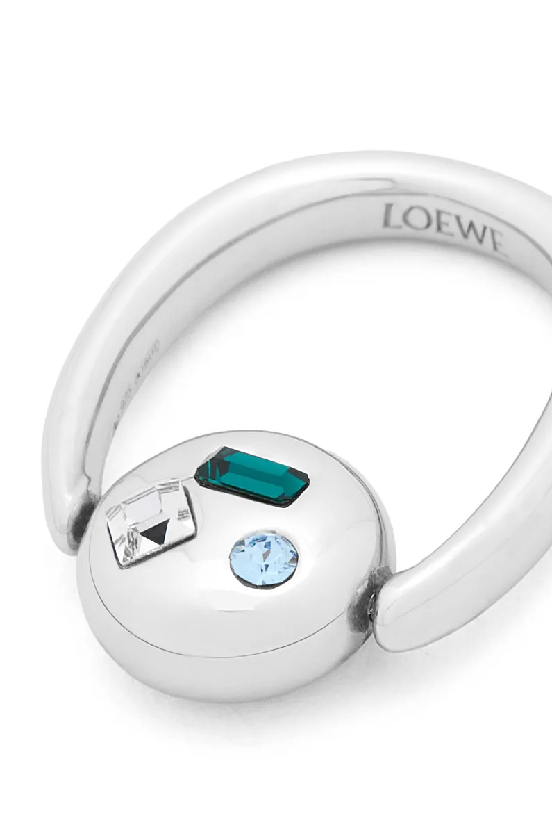 Loewe Anagram Ring In White