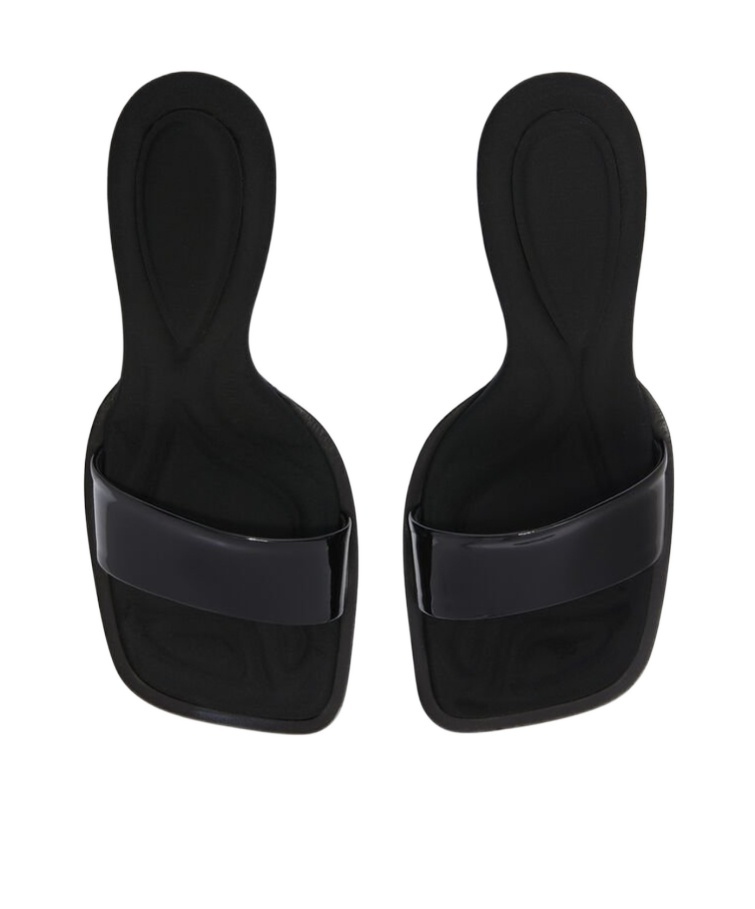 Attico Open-toed High-heeled Sandals In Black