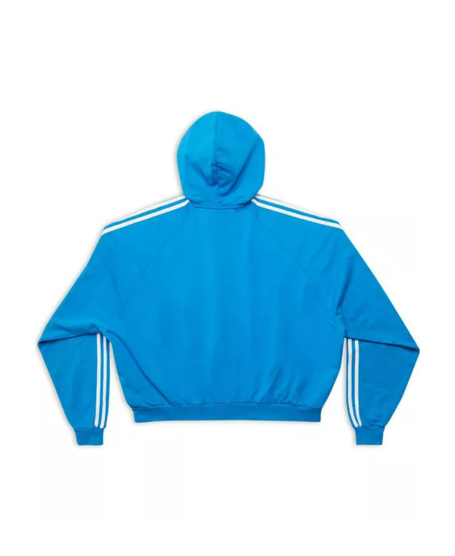BALENCIAGA X ADIDAS LARGE FIT COTTON HOODIE