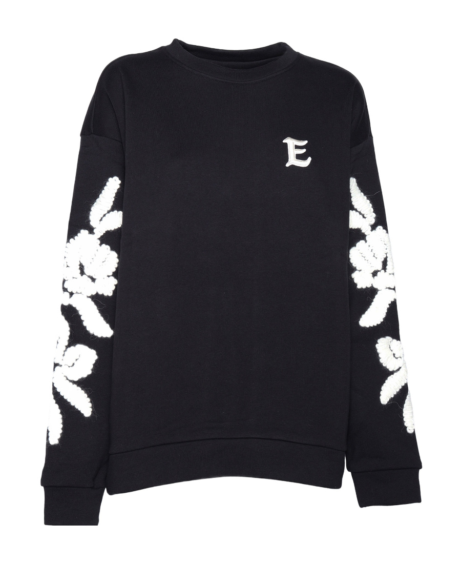 Ermanno Scervino Long-sleeved Round-neck Sweater