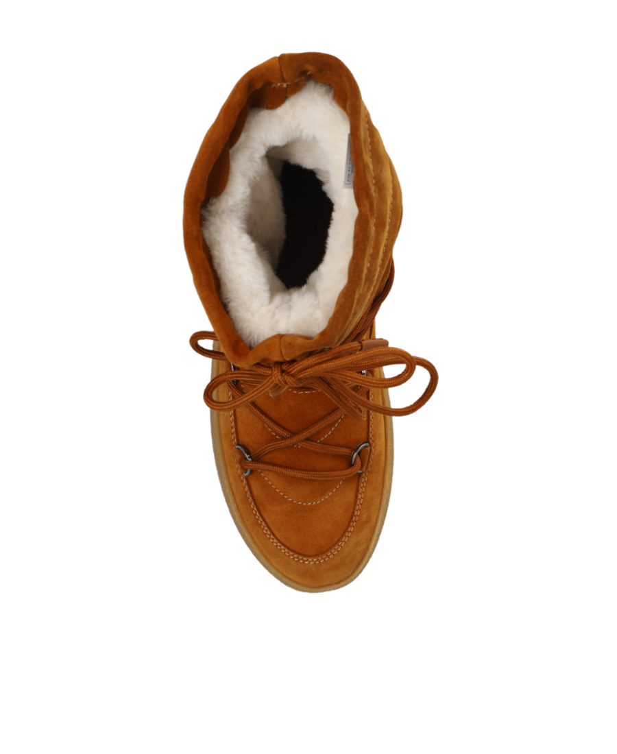 Moon Boot Ltrack Suede Boots In Brown