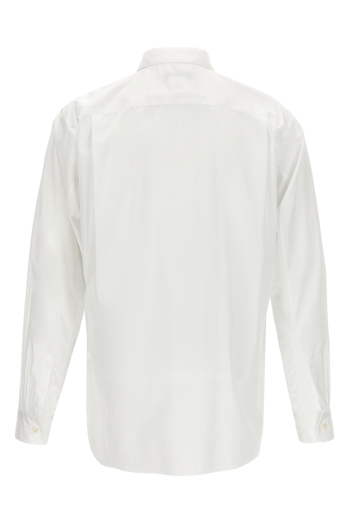 Comme Des Garçons Sheer Overlay Shirt Chest Pocket Detail
