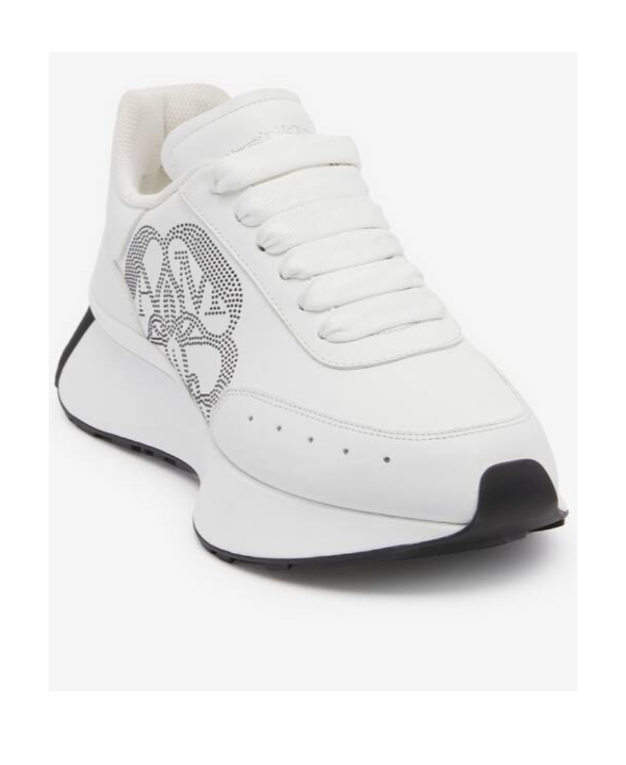 Alexander Mcqueen Sprint Runner Lace-up Sneakers In White