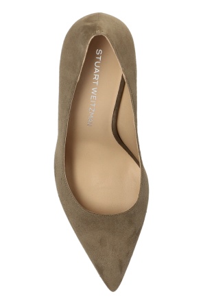 Stuart Weitzman Pointed High Heels In Brown