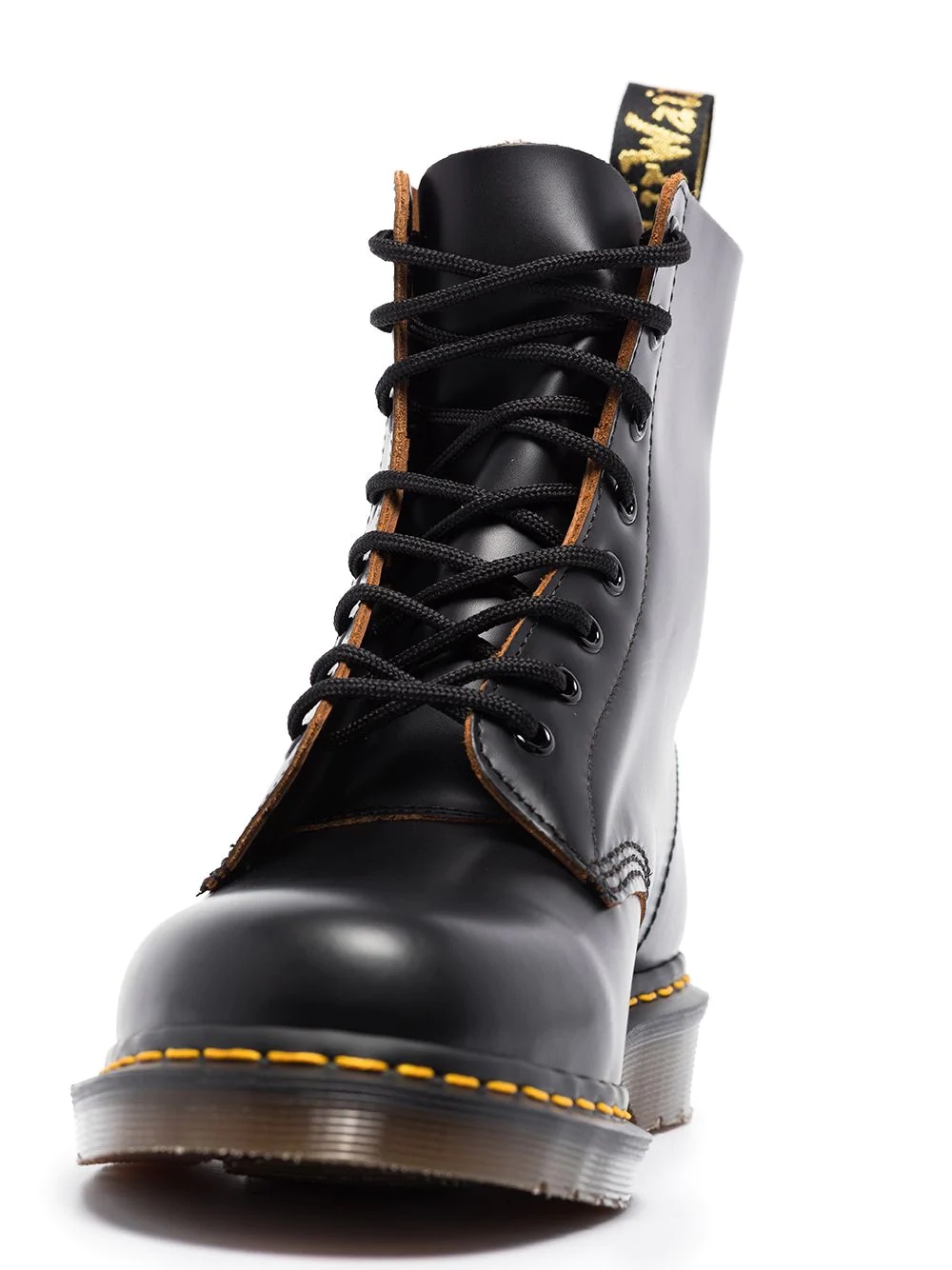 Dr. Martens' 1460 Vintage Combat Boots In Black