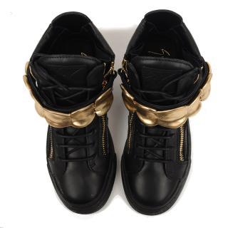 Giuseppe Zanotti Lace-up Boots In Black