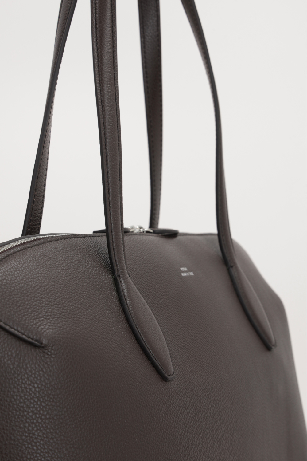 Totême Grained-leather Tote Bag