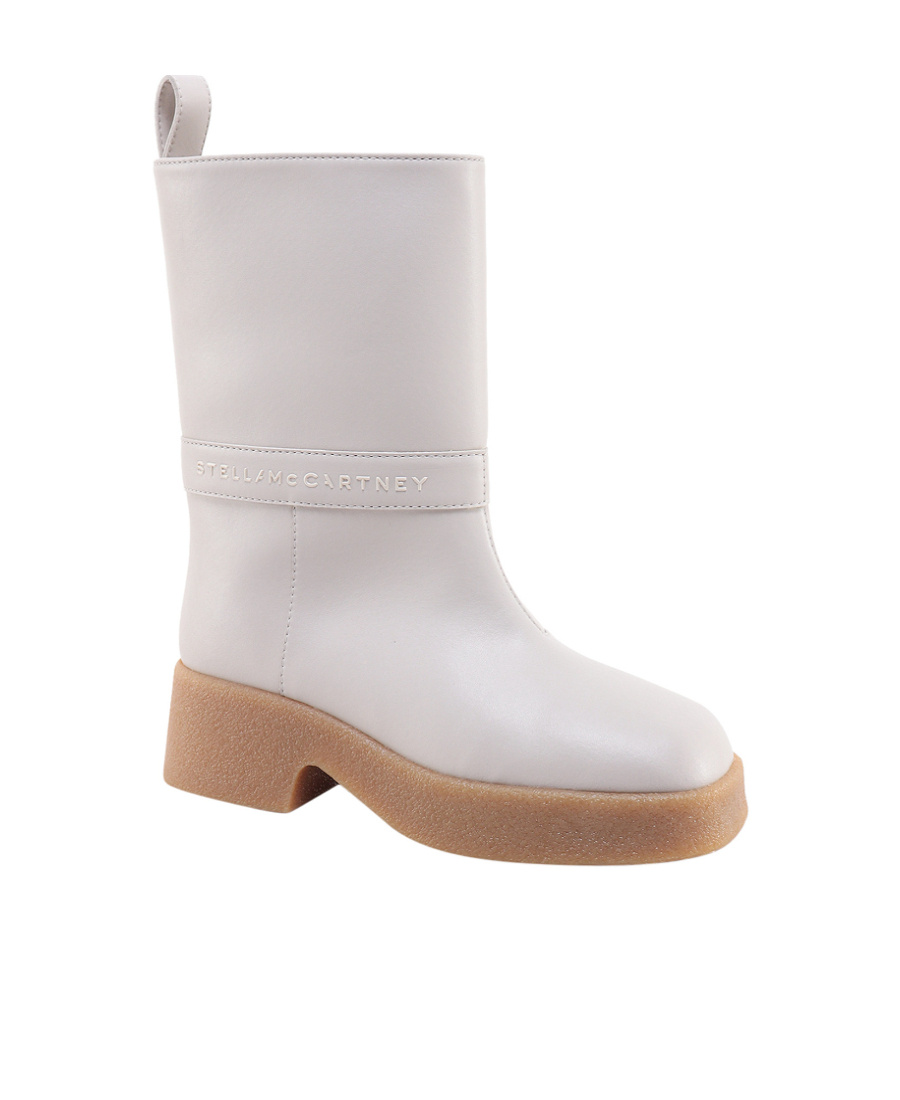 Stella Mccartney Off-white Skyla Alter Sport Mat Boots In White