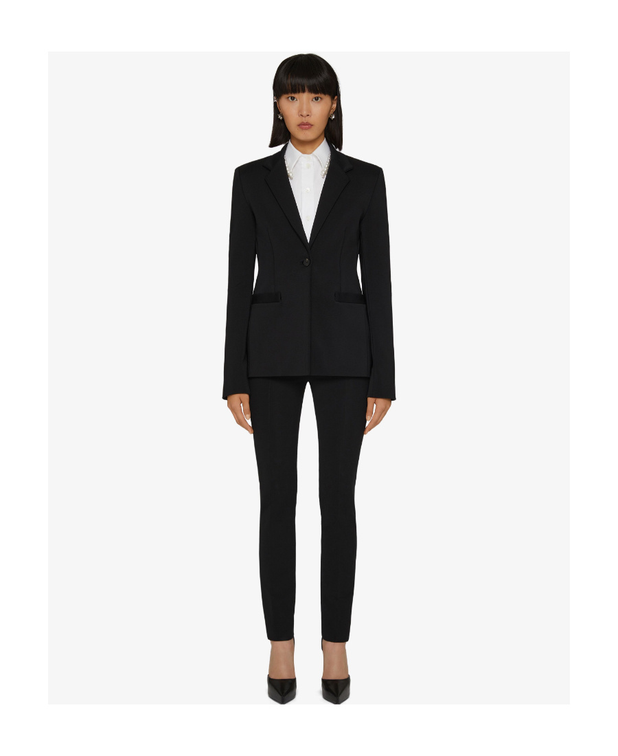 Givenchy Single-breasted Tailored Cut In Black