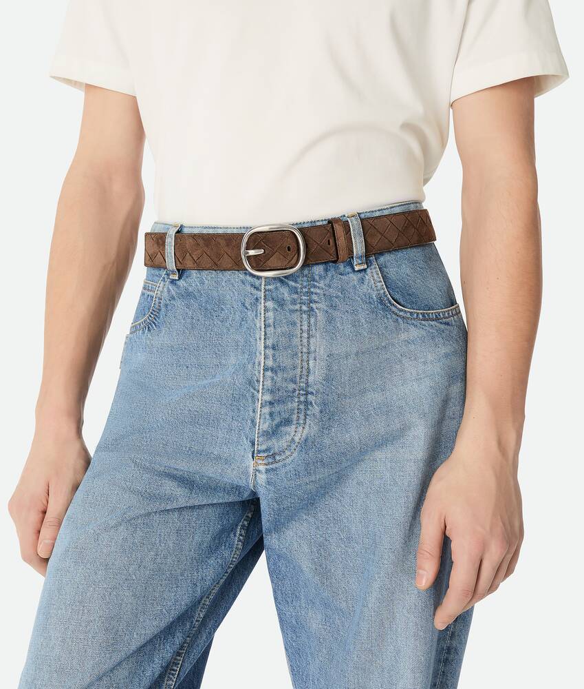 Bottega Veneta Intrecciato Leather Belt