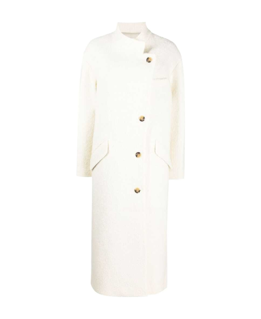 ISABEL MARANT ÉTOILE FINE-CHECK SINGLE BREASTED COAT