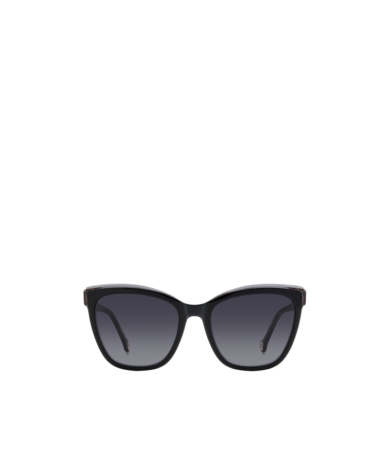 Carolina Herrera Logo-print Cat-eye Frame Sunglasses In Black