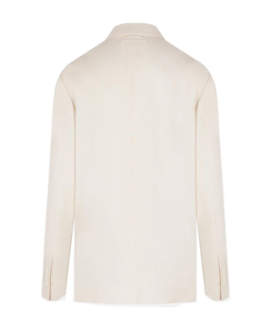 Prada Double-breasted Cotton Blazer